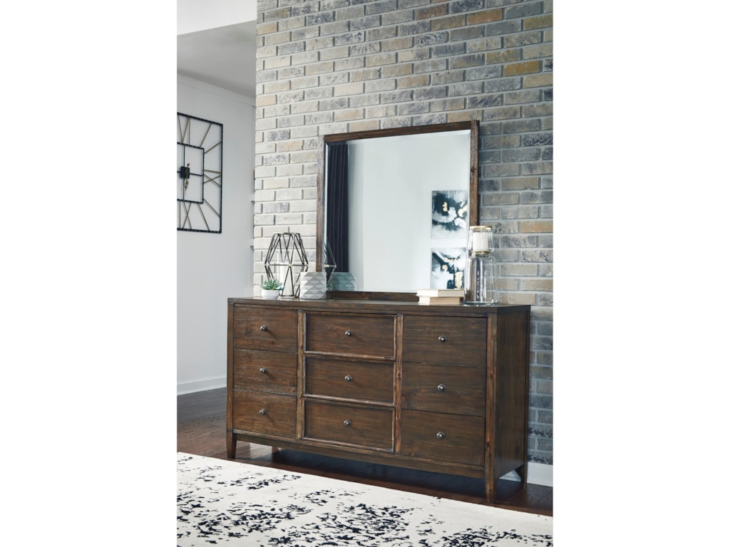 Signature Design By Ashley Kisper Mid Century Modern Dresser And