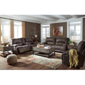 Signature Design By Ashley Kitching Power Reclining Living Room Group Standard Furniture Reclining Living Room Groups