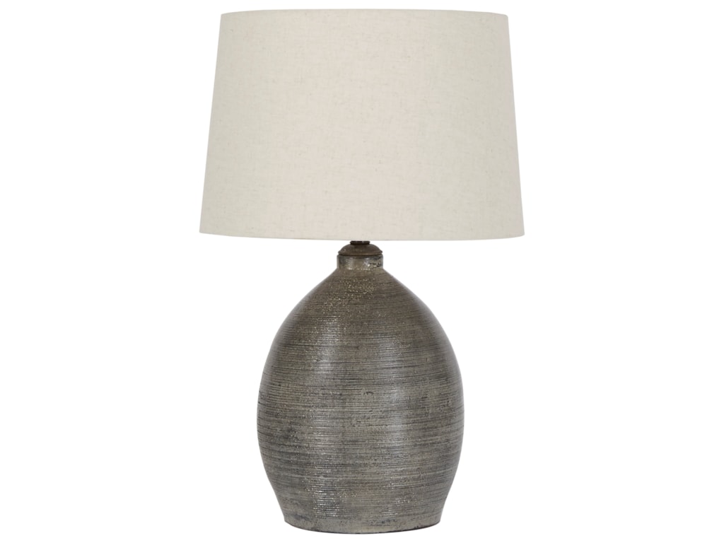 Signature Design By Ashley Lamps Casual Joyelle Gray Terracotta Table Lamp Royal Furniture Table Lamps Signature Design By Ashley Lamps Casual Joyelle Gray Terracotta Table Lamp Royal Furniture Table Lamps