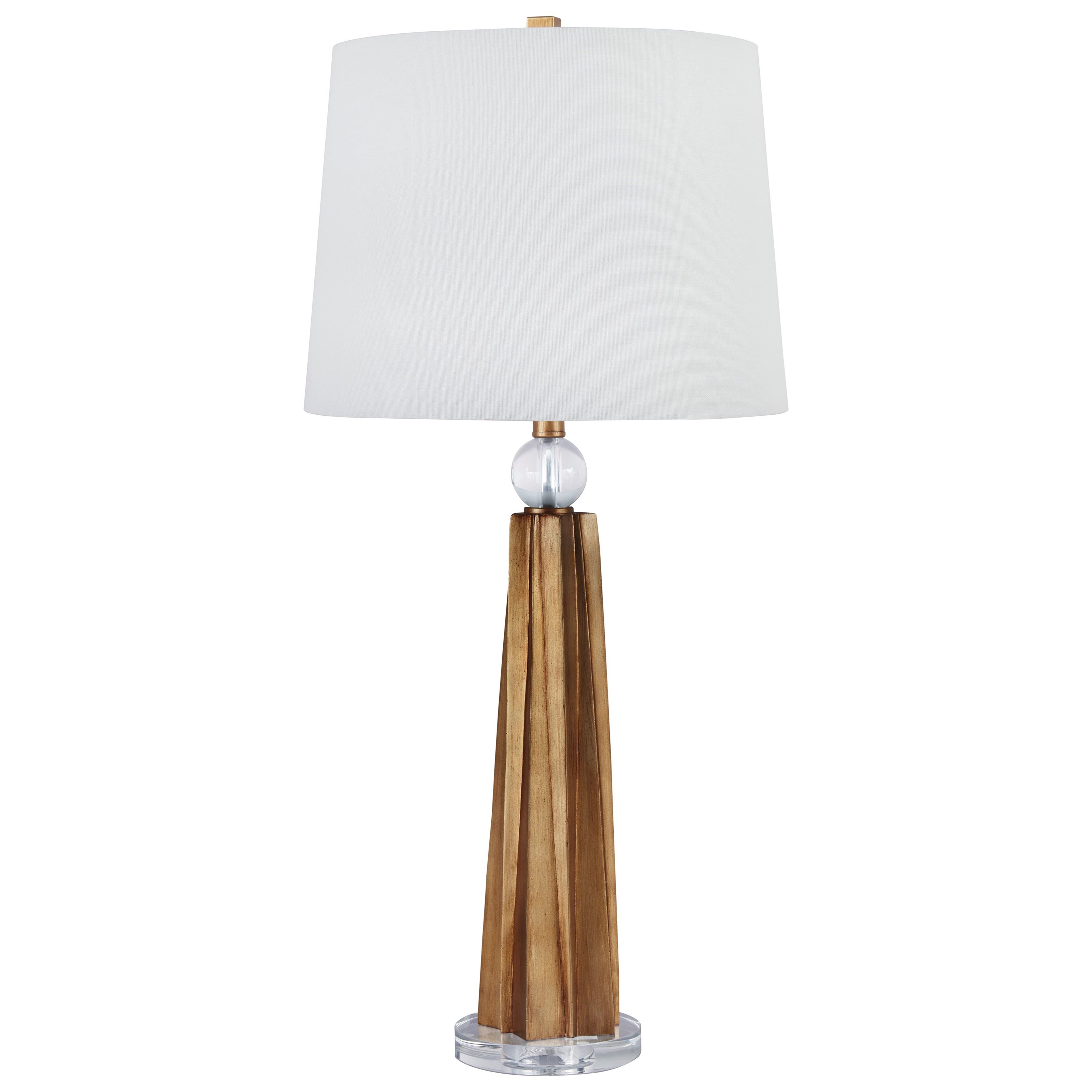 Set of 2 Engla Antique Gold Finish Lamps