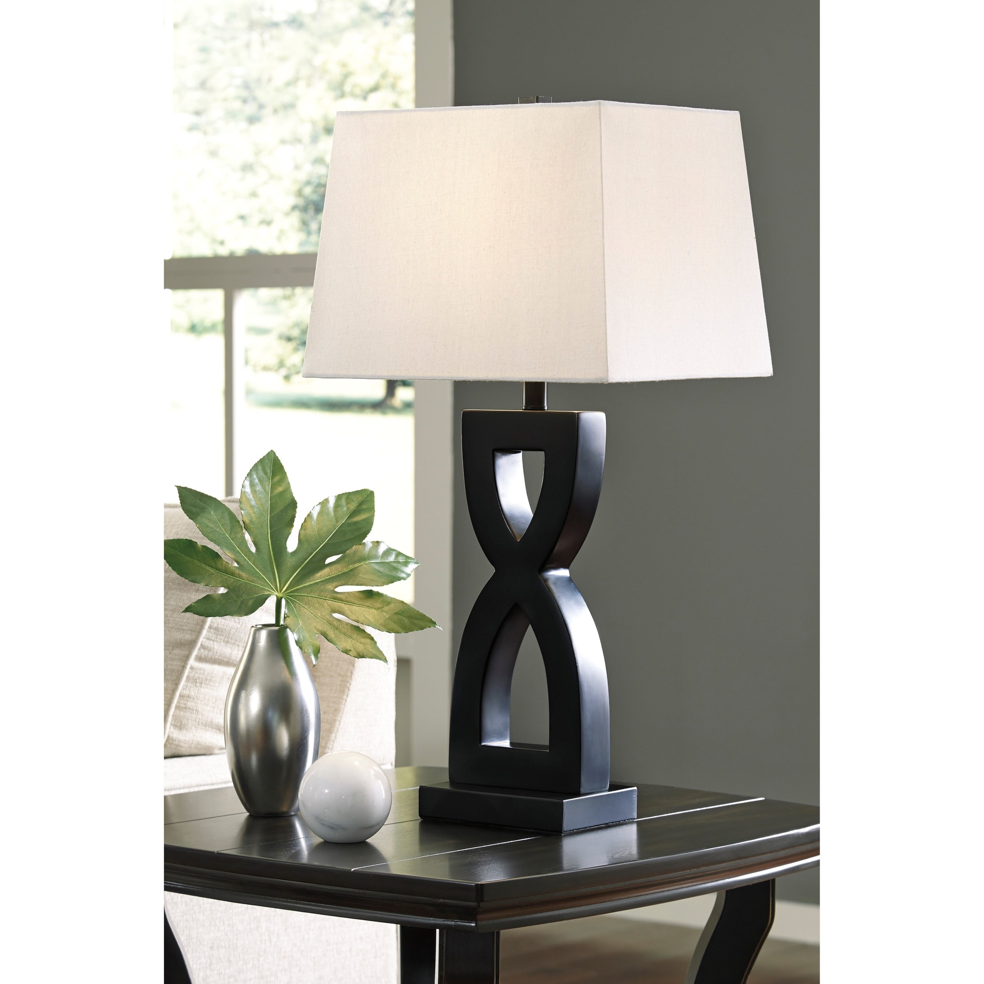 Signature Design by Ashley Lamps Contemporary L243144 Set of Amasi Poly Table  Lamps Furniture and ApplianceMart Table Lamps