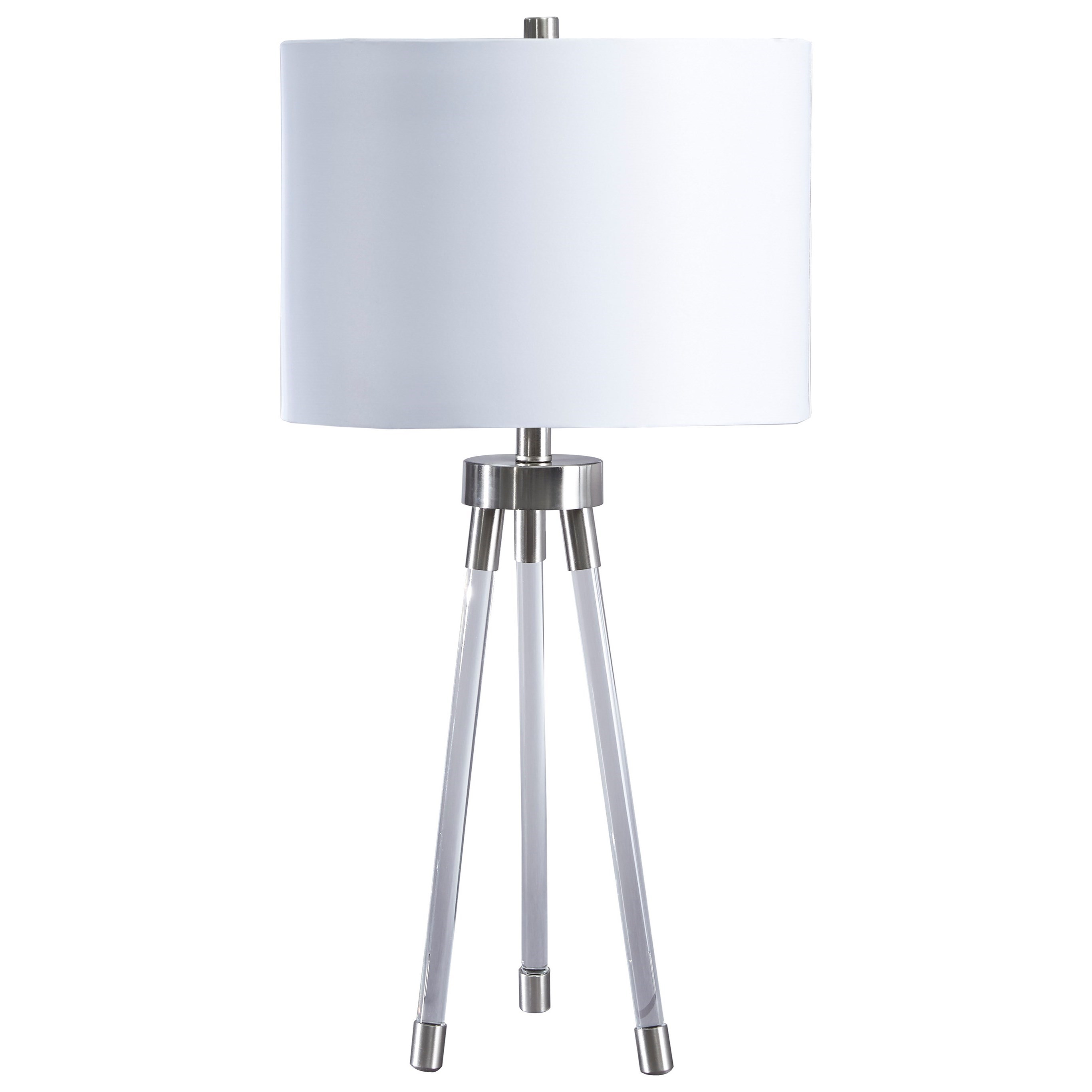 silver lamps