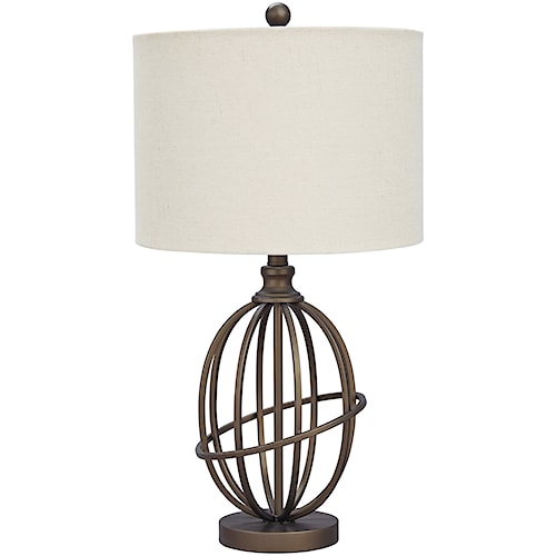Signature Design By Ashley Lamps Vintage Style Manase Bronze Signature Design By Ashley Lamps Vintage Style Manase Bronze Finish Metal Table Lamp