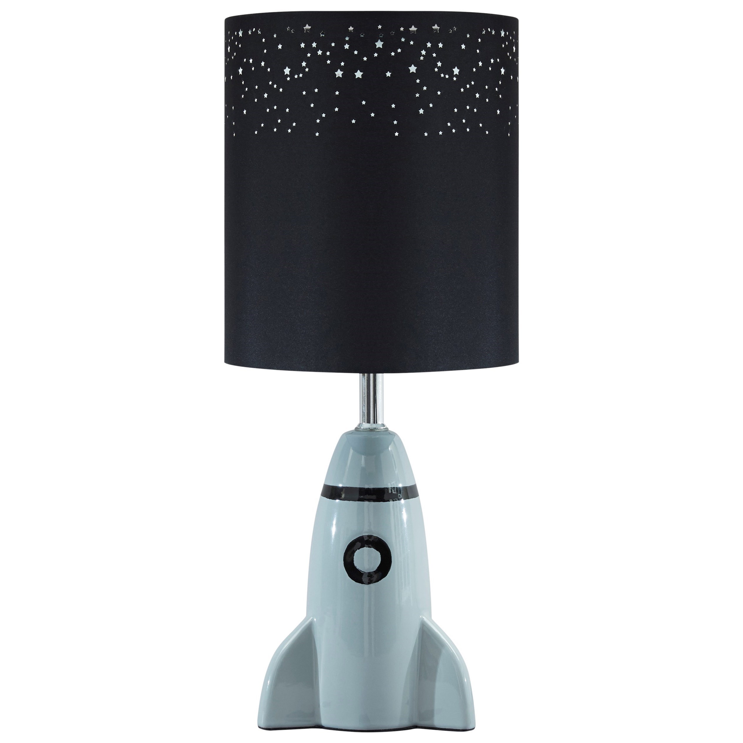 black ceramic table lamp