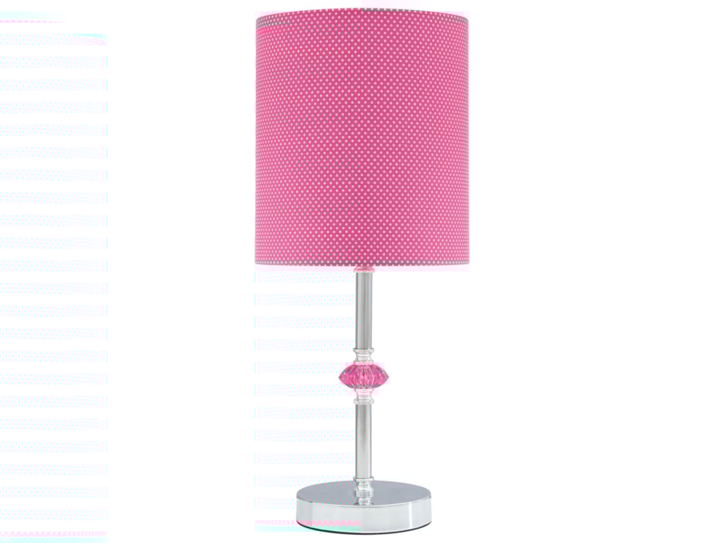 Ashley Signature Design Lamps Youth L857684 Sommerville Pink Ashley Signature Design Lamps Youthsommerville Pink Metal Table Lamp