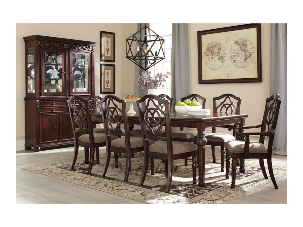 Signature Design By Ashley Leahlyn Traditional Buffet Hutch Signature Design By Ashley Leahlyn Traditional Buffet Hutch