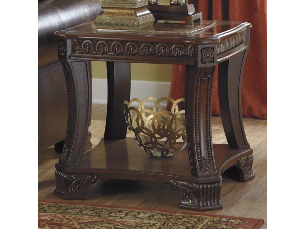 Ashley Furniture Signature Design Ledelle T705 2 Old World Square Ashley Furniture Signature Design
