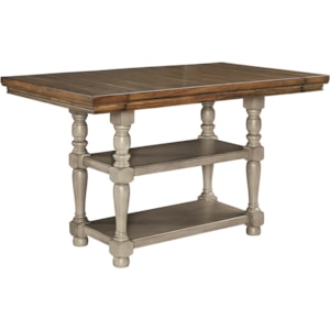 Signature Design By Ashley Lettner D733 32 Two Tone Rectangular