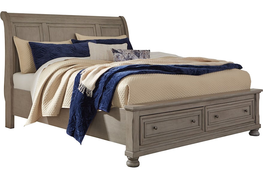 Ashley Signature Design Lettner Casual Queen Sleigh Bed With