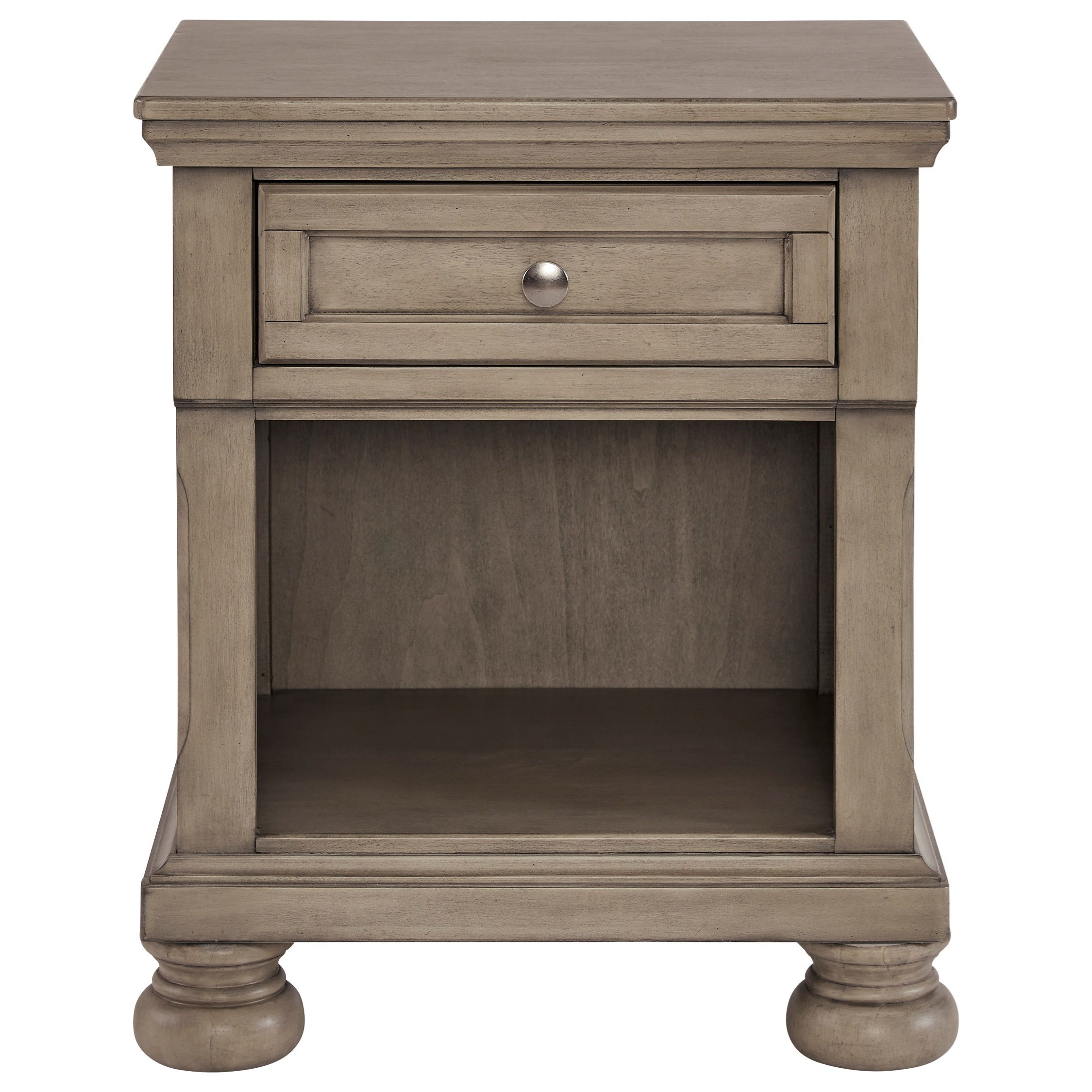 Signature Design By Ashley Lettner B733 91 1 Drawer Nightstand With Felt Lined Top Drawer Furniture And Appliancemart Nightstands