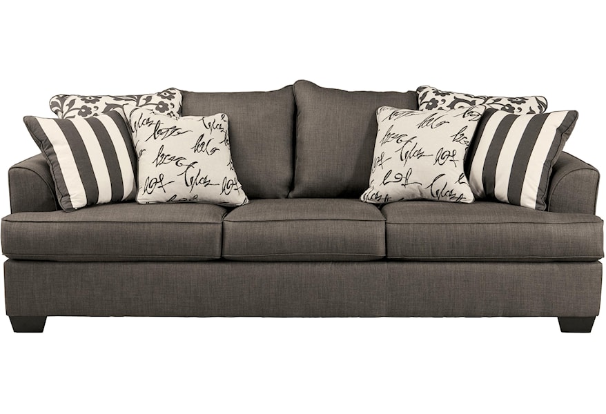 Signature Design By Ashley Central Park Sofa With Scatterback