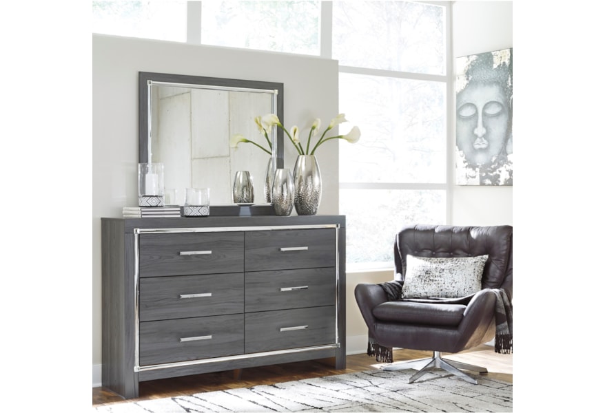 Signature Design By Ashley Lodana B214 36 Dresser Mirror Nassau
