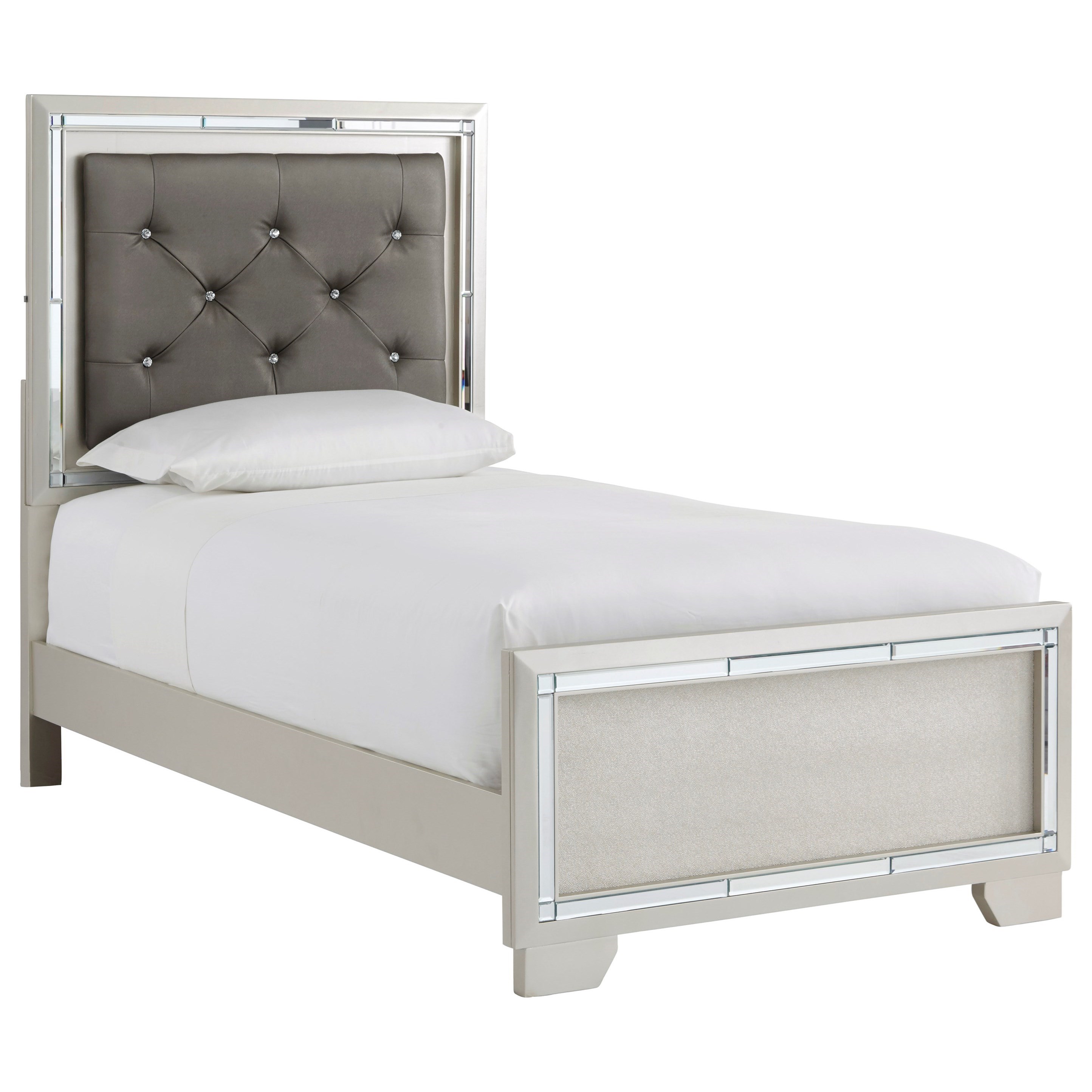 twin bed frame ashley