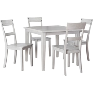 Ashley Signature Design Loratti 5 Piece Square Dining Table Set Rooms And Rest Dining 5 Piece Sets
