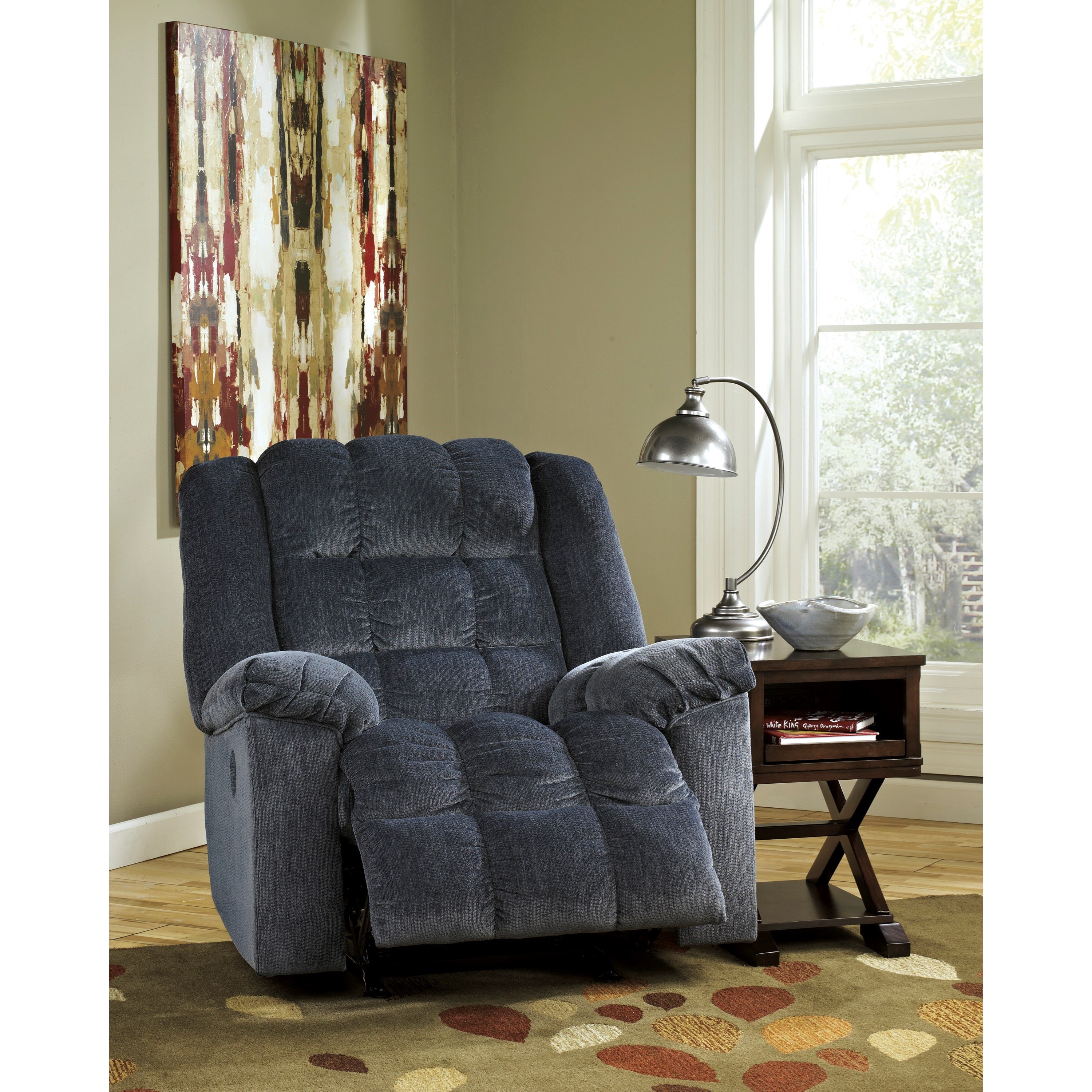 Signature Design by Ashley Ludden Blue Power Rocker Recliner Find