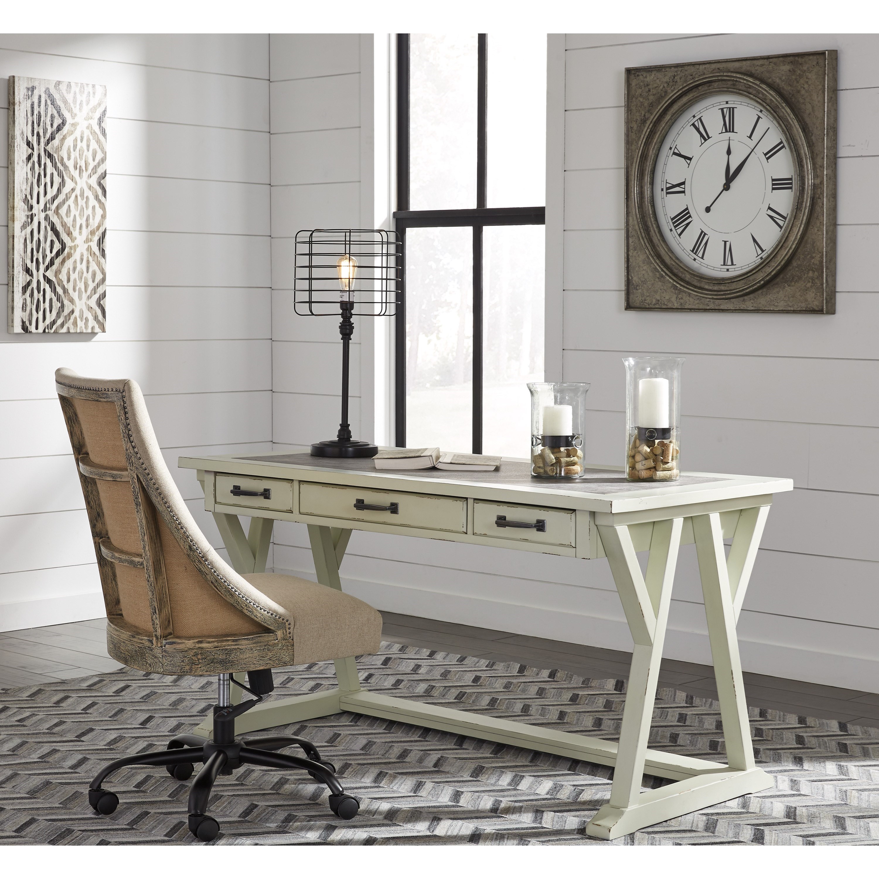 Signature Design By Ashley Jonileene Relaxed Vintage Home Office