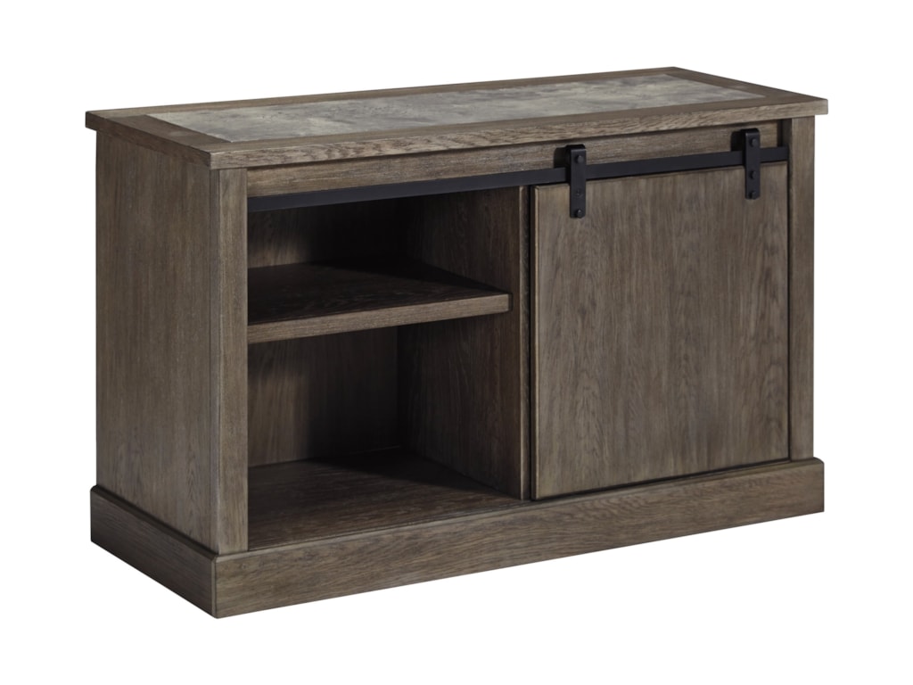 signature design by ashley luxenford relaxed vintage large credenza