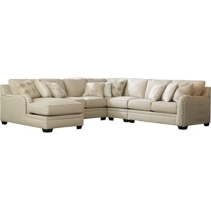 Signature Design By Ashley Luxora 52501 16 34 56 77 Sectional With Right Chaise Furniture And Appliancemart Sectional Sofas