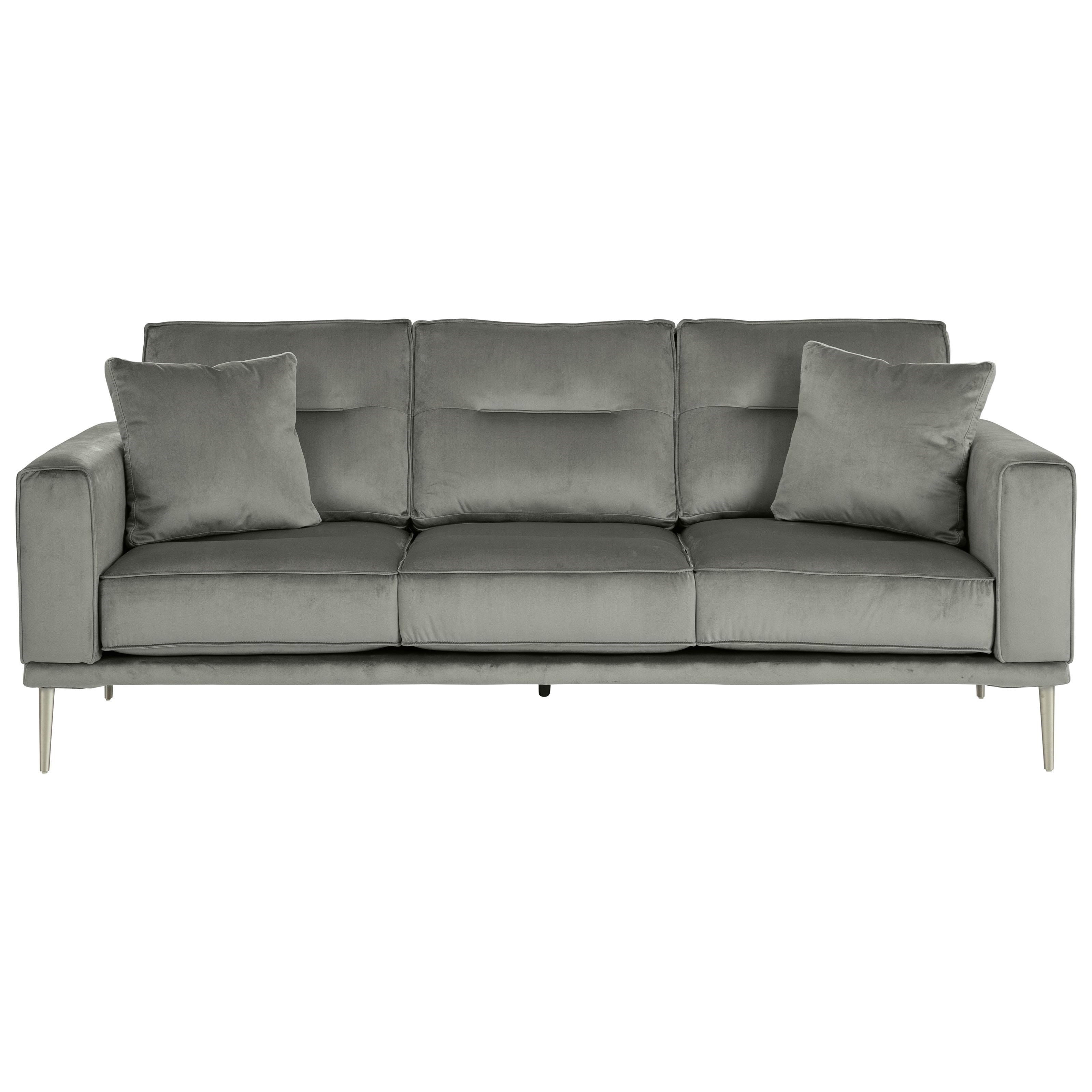 Signature Design By Ashley Macleary Modern Sofa With Metal Legs