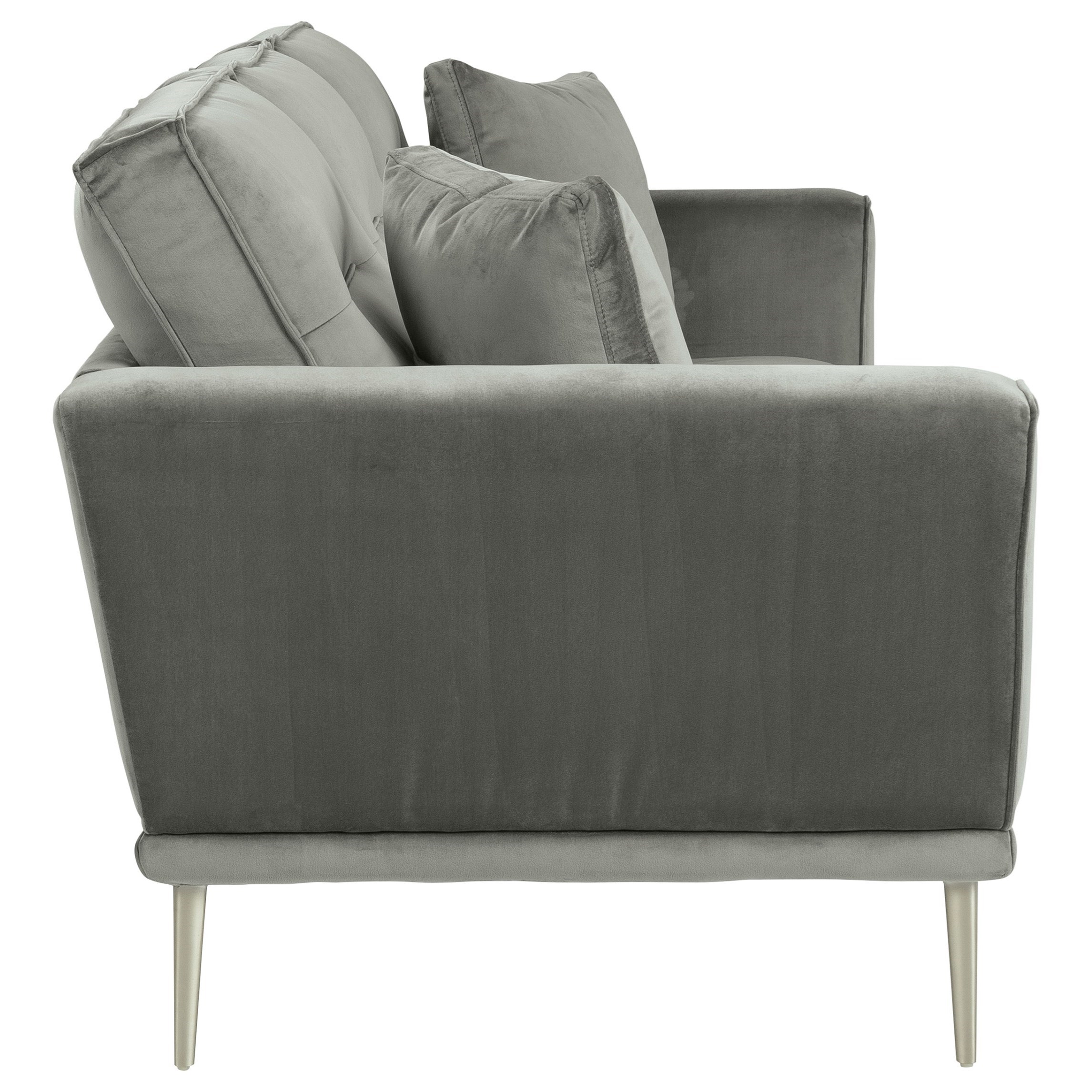 Signature Design By Ashley Macleary Modern Sofa With Metal Legs