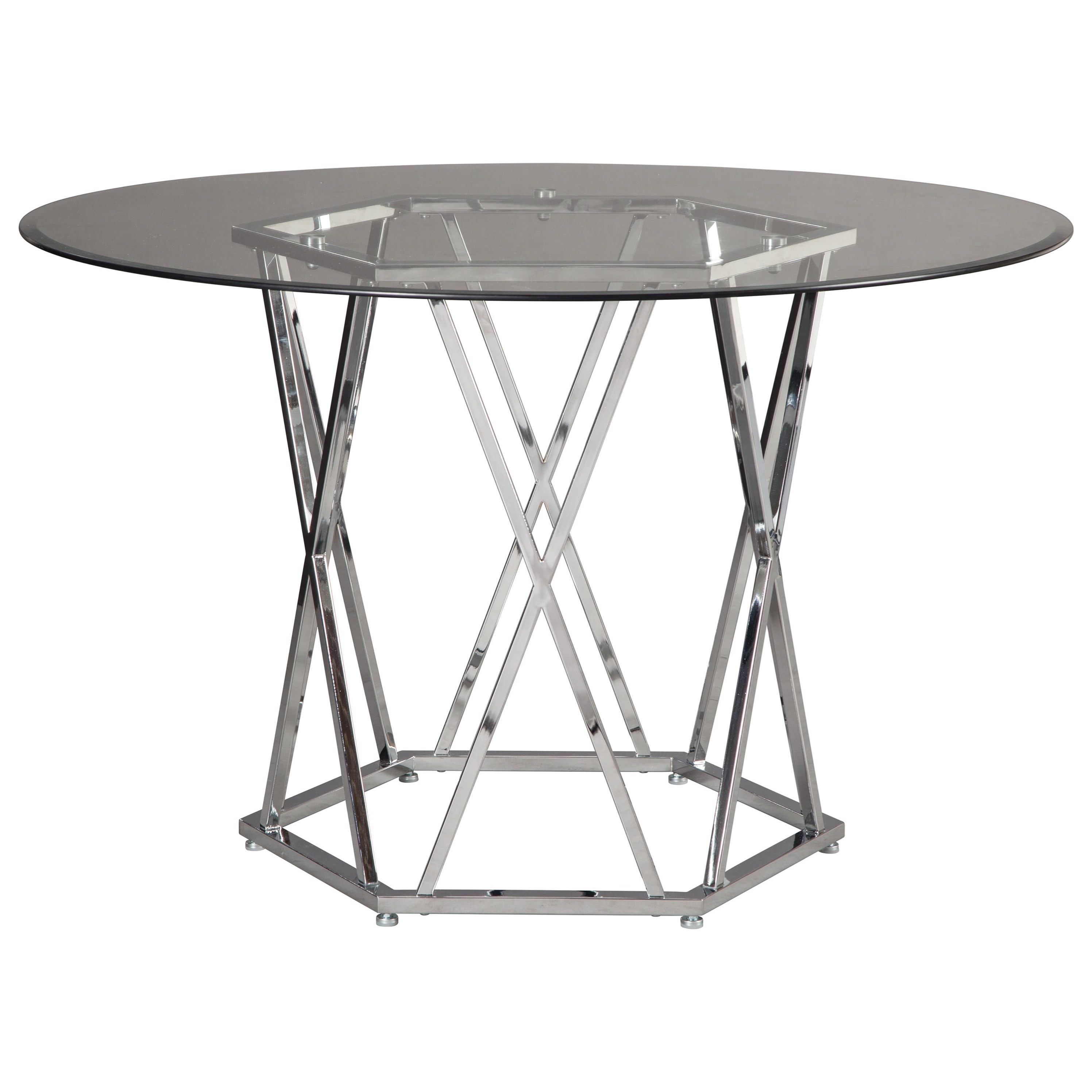 Signature Design By Ashley Madanere Contemporary Round Dining Room