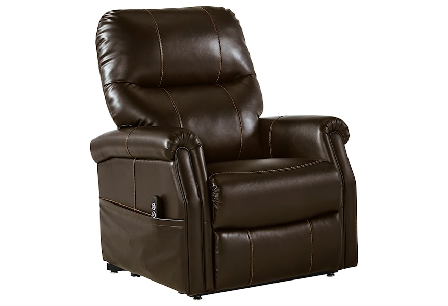 Signature Design by Ashley Markridge 3500312 Transitional Power Lift  Recliner with USB Port, Schewels Home
