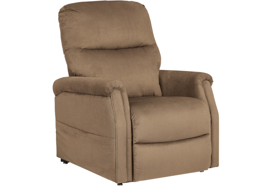 Signature Design By Ashley Markridge Transitional Power Lift Recliner With Usb Port Darvin Furniture Lift Chairs