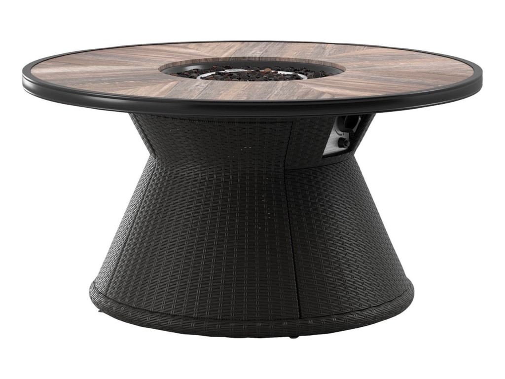Signature Design By Ashley Marsh Creek Round Fire Pit Table Royal Signature Design By Ashley Marsh Creekround Fire Pit Table
