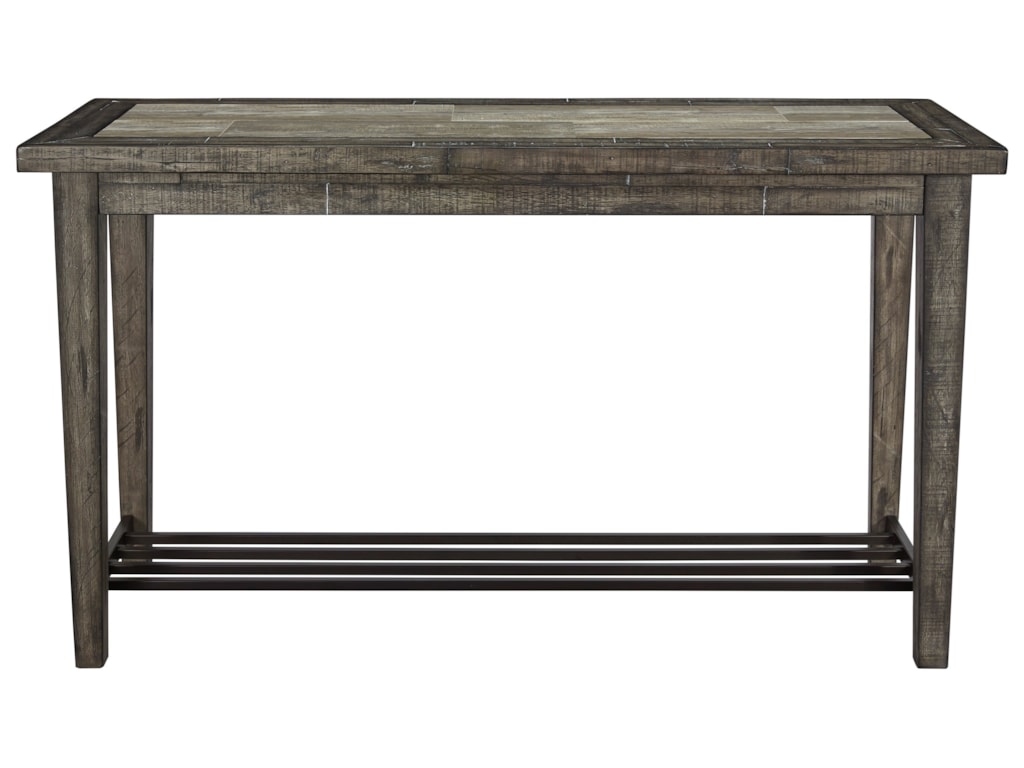 Ashley Signature Design Mavenry Rustic Sofa Table With Ceramic Tile Ashley Signature Design Mavenrysofa Table