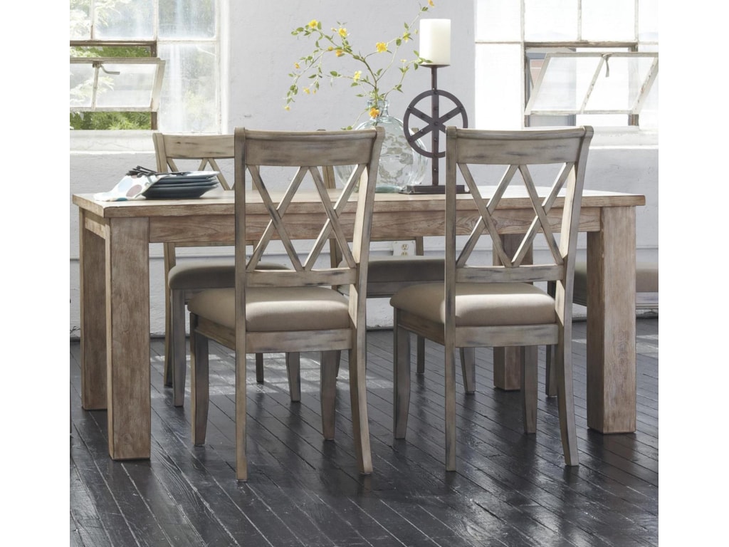 Signature Design By Ashley Mestler Table With 4 Antique White Side Signature Design by Ashley Mestler Table with 4 Antique White Side Chairs - Signature Design By Ashley Mestler Table With 4 Antique White Side