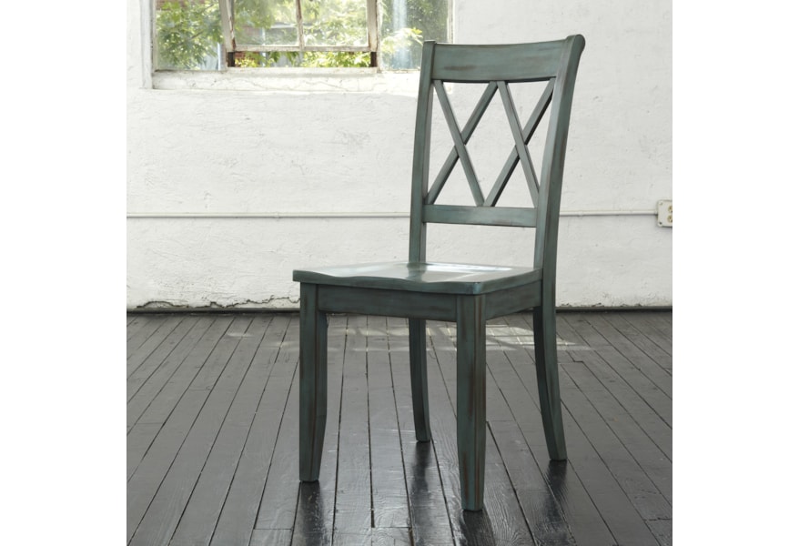 Ashley Signature Design Mestler D540 101 Antique Blue Green Dining