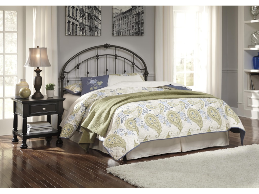 Signature Design by Ashley NashburgQueen Metal Headboard