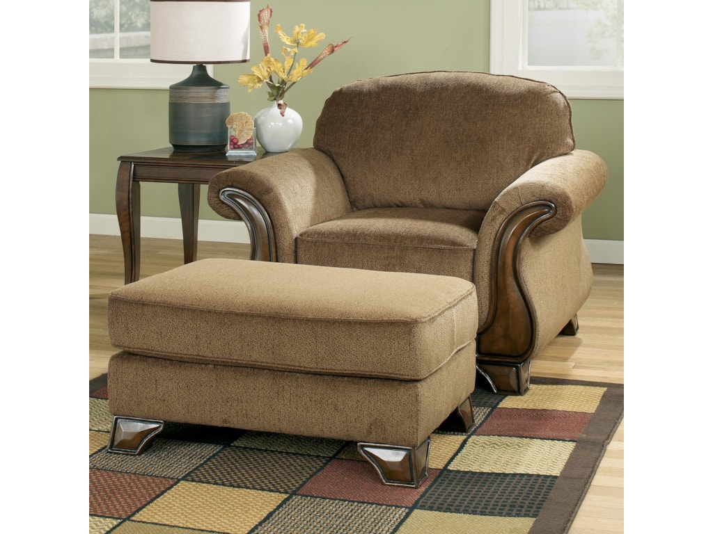 Signature Design by Ashley Montgomery - MochaChair & Ottoman