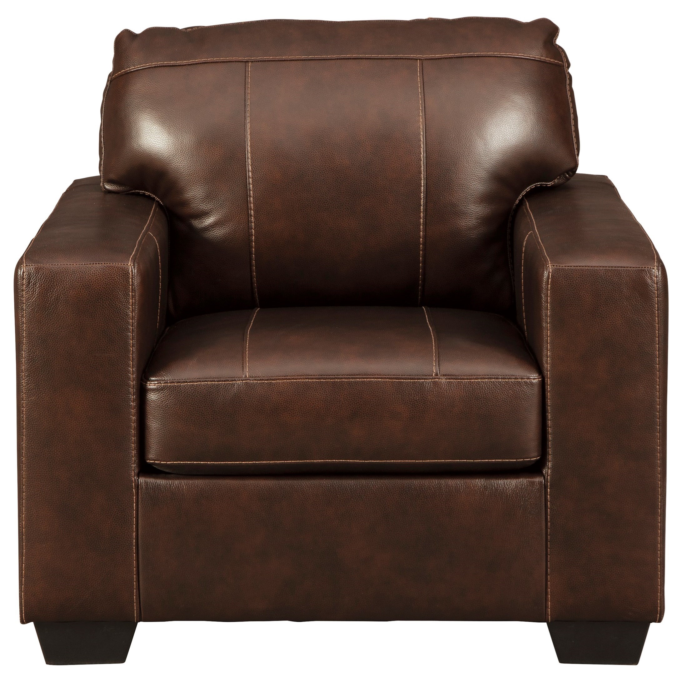 Signature Design By Ashley Morelos Contemporary Leather Match Chair Royal Furniture Upholstered Chairs