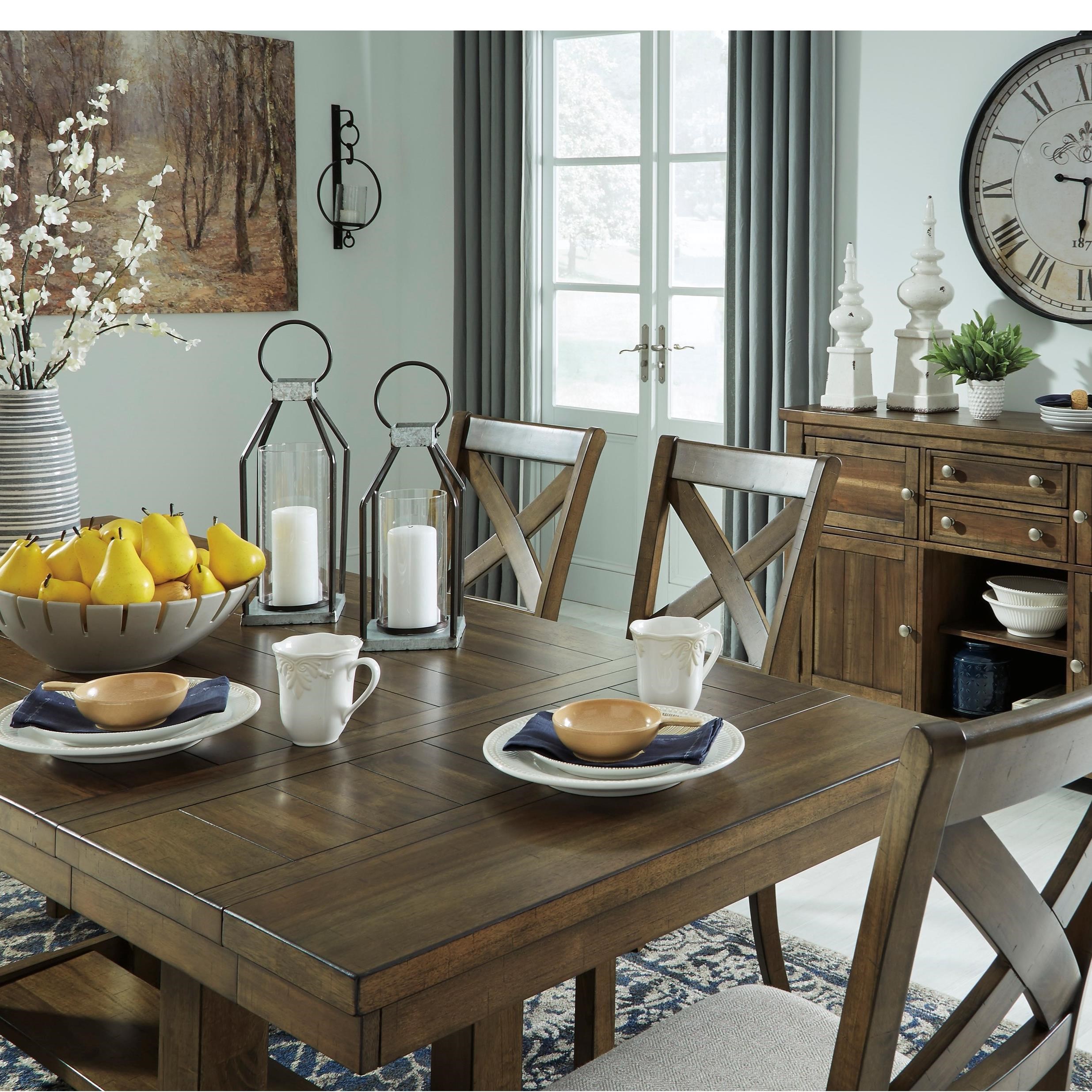Signature Design By Ashley Moriville D631 45 Rectangular Dining