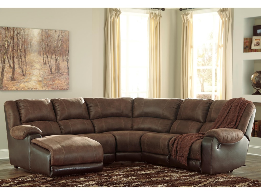 Nantahala Reclining Sectional With Chaise Nantahala Reclining Sectional With Chaise