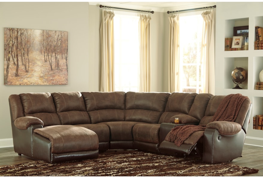 Signature Design By Ashley Nantahala Faux Leather Reclining Nantahala Faux Leather Reclining