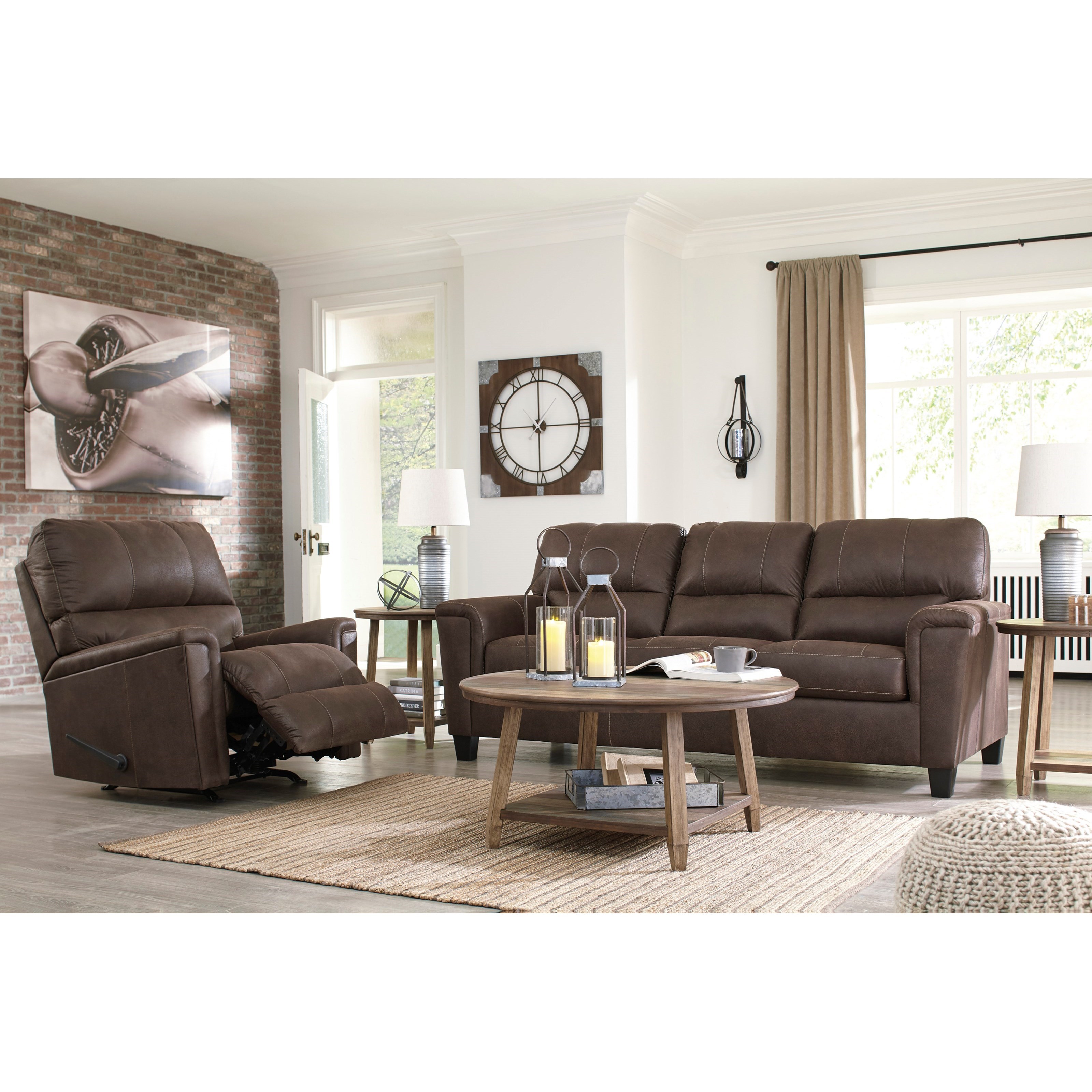 Signature Design By Ashley Navi Living Room Group Wayside Furniture Stationary Living Room Groups