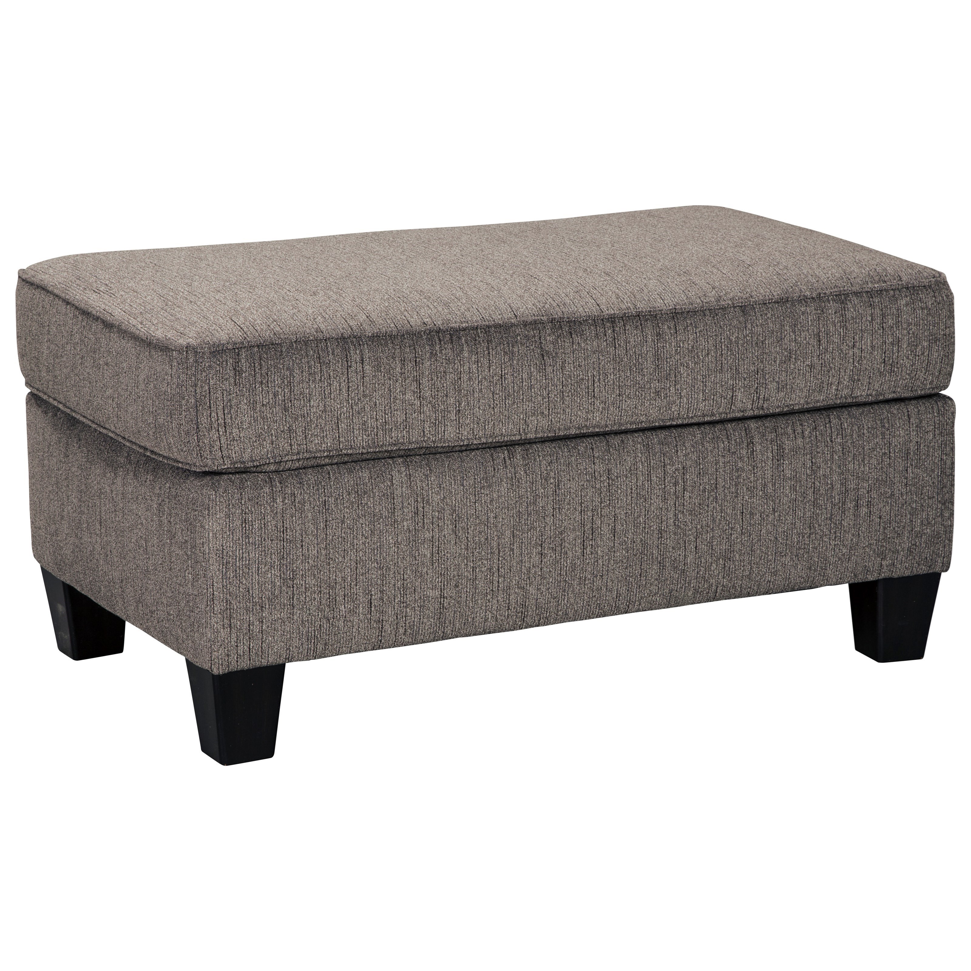 Signature Design By Ashley Nemoli Transitional Chair And A Half With Flared Arms And Ottoman Furniture And Appliancemart Chair Ottoman Sets