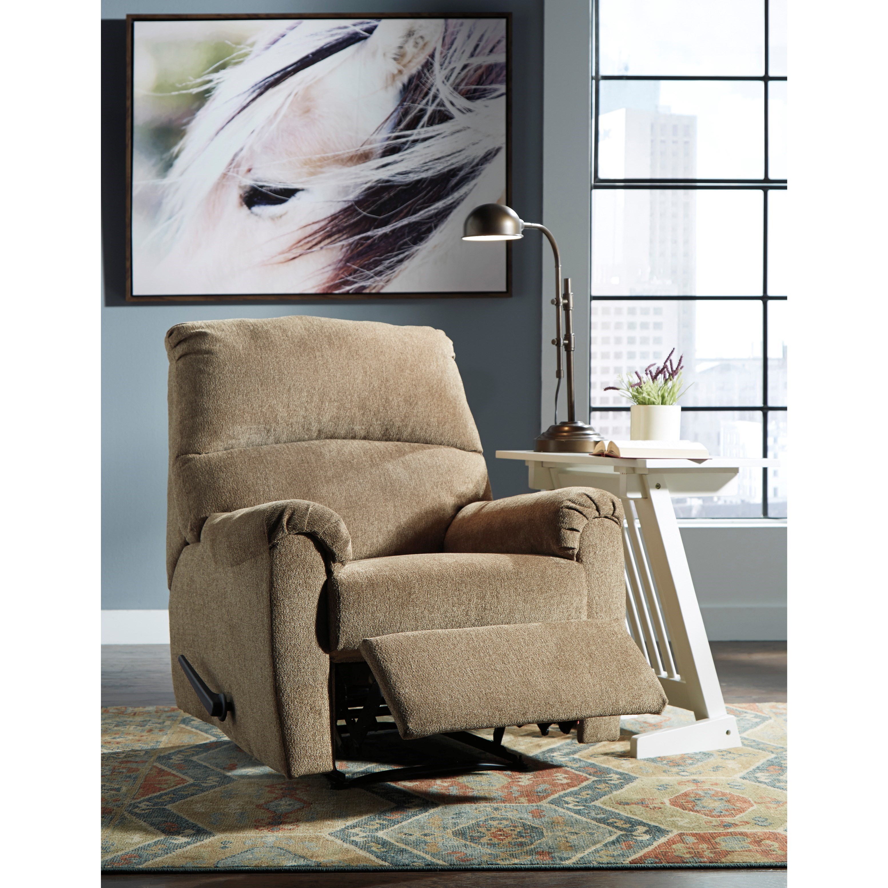 Signature Design By Ashley Nerviano Zero Wall Recliner With