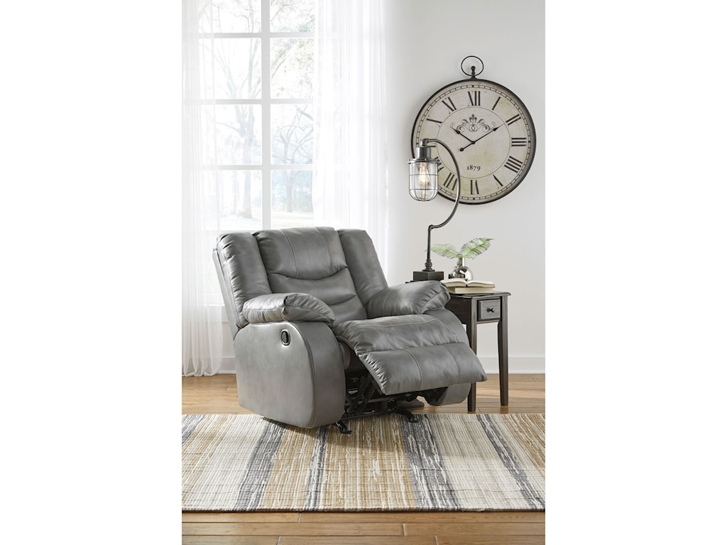 Signature Design By Ashley Neverfield Casual Rocker Recliner With Signature Design By Ashley Neverfield Casual Rocker Recliner With