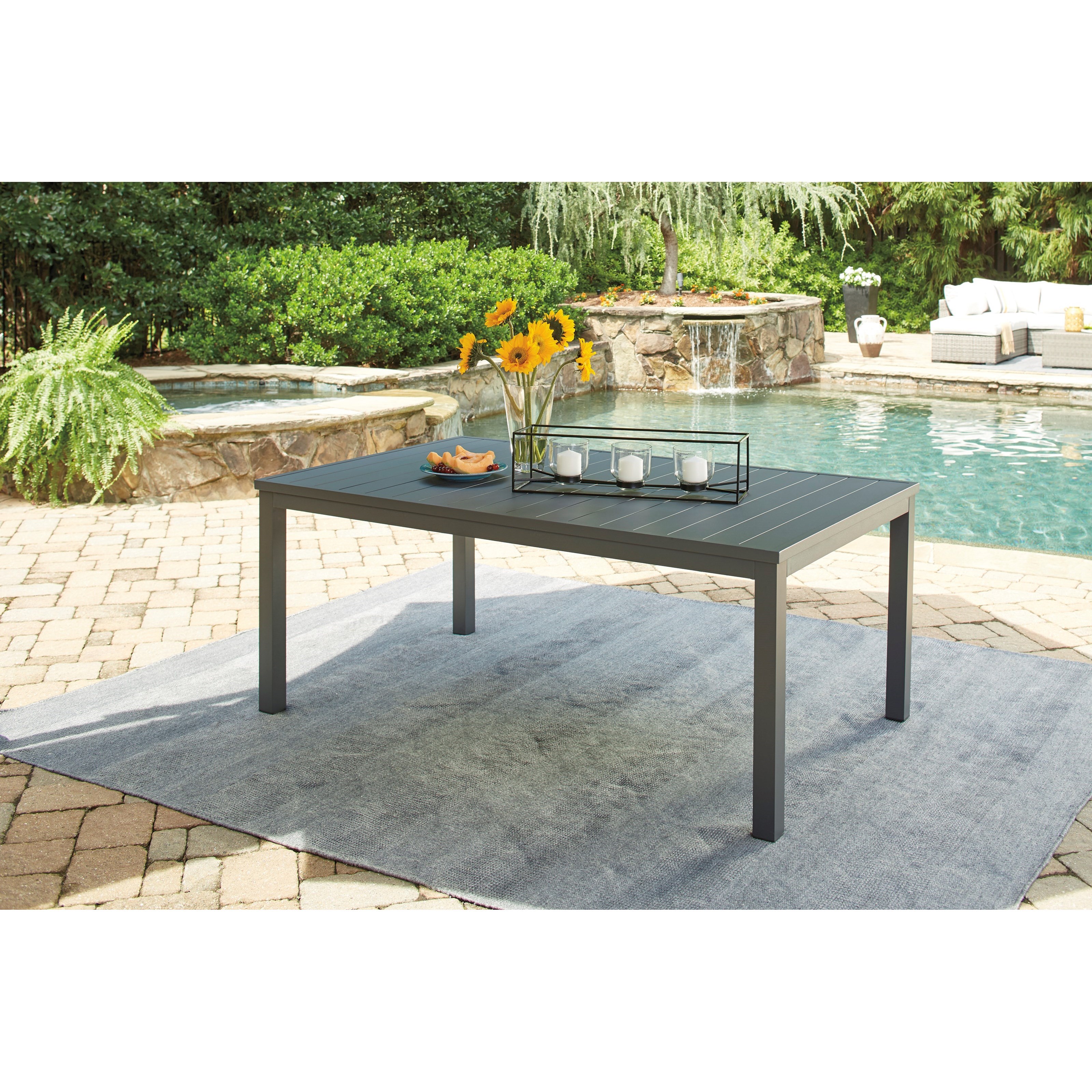 Signature Design By Ashley Okada 5 Piece Outdoor Dining Set