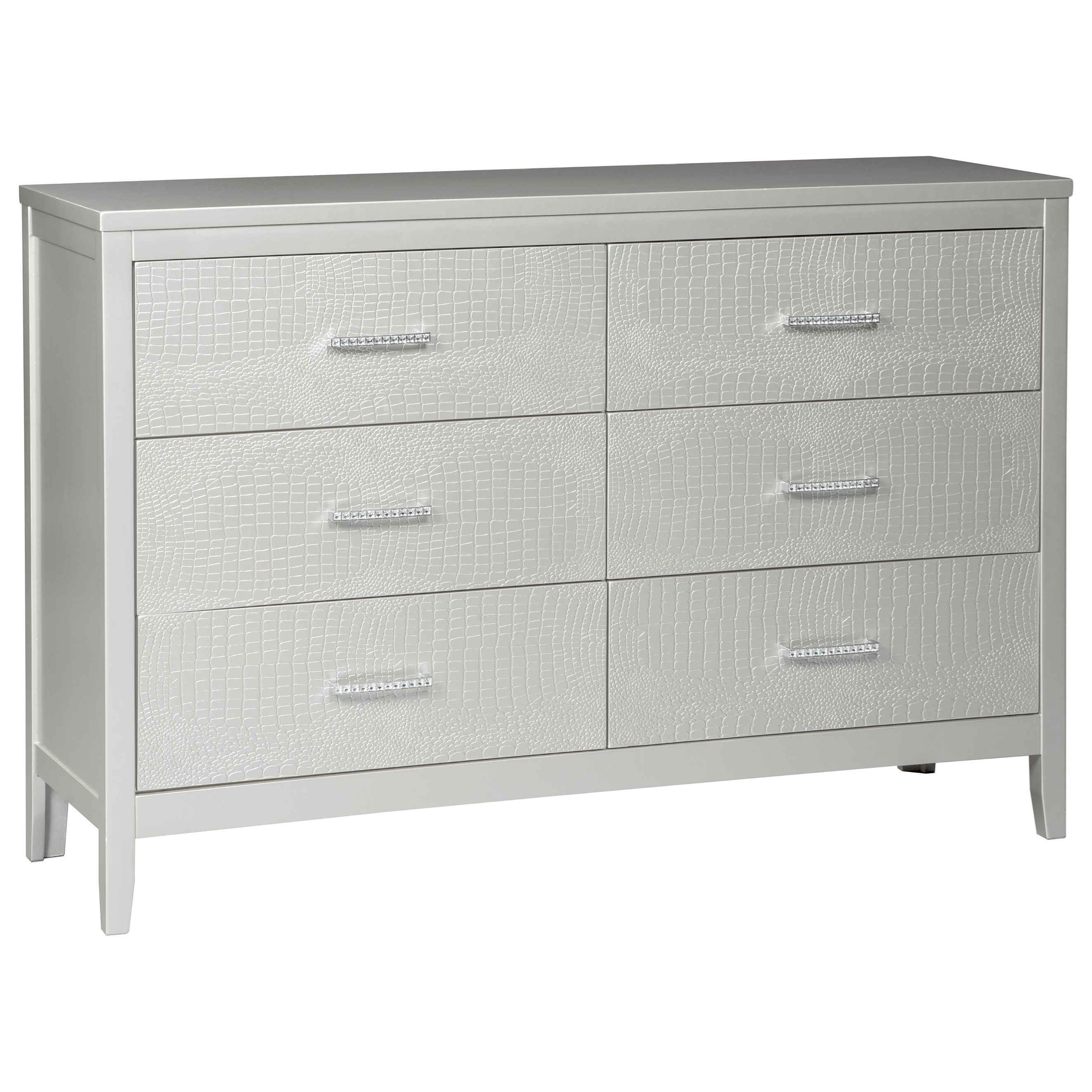 Signature Design By Ashley Olivet B560 31 Glam Dresser With Faux