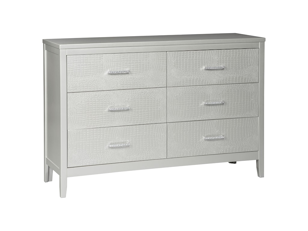 Signature Design By Ashley Olivet B560 31 Glam Dresser With Faux