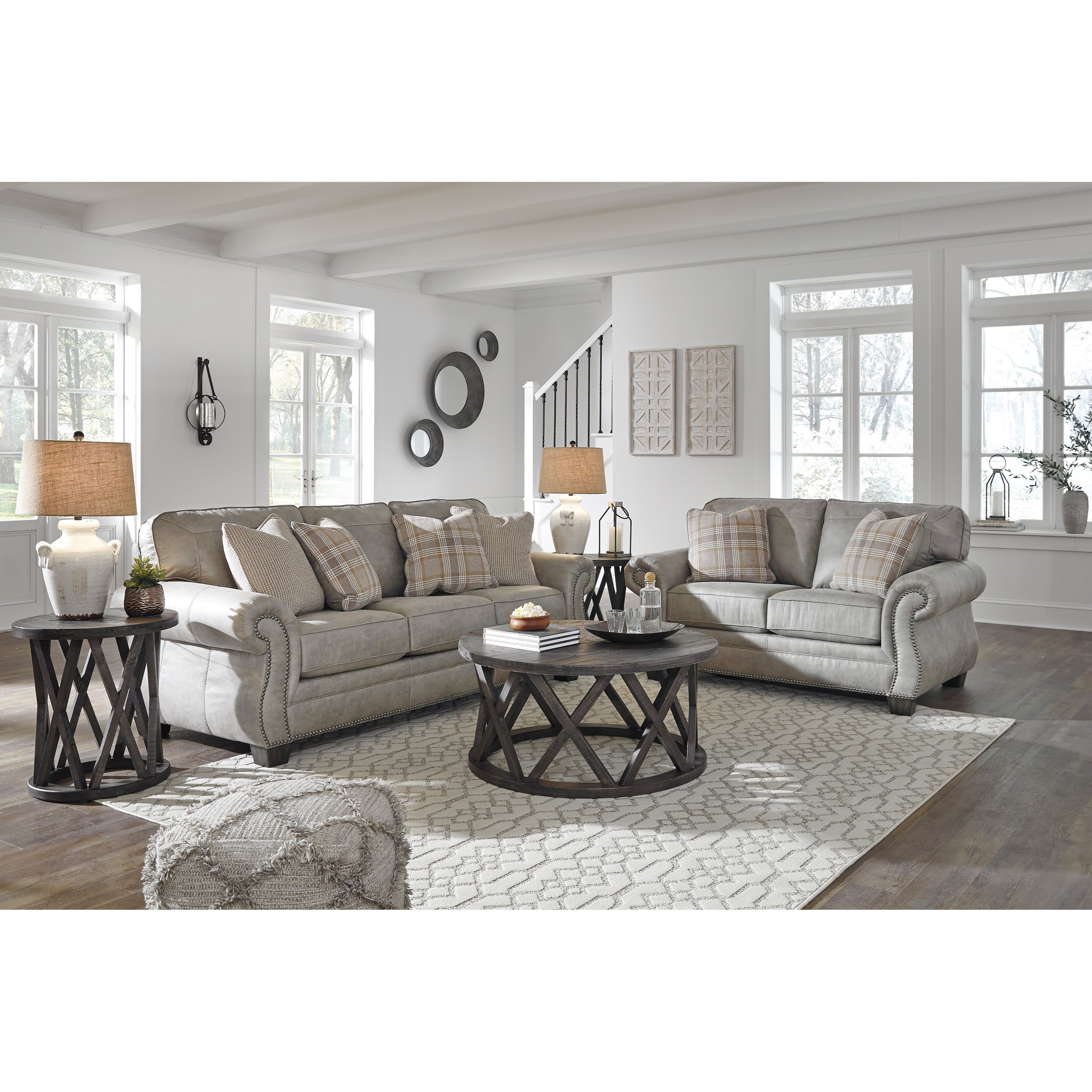 Signature Design By Ashley Olsberg Stationary Living Room Group