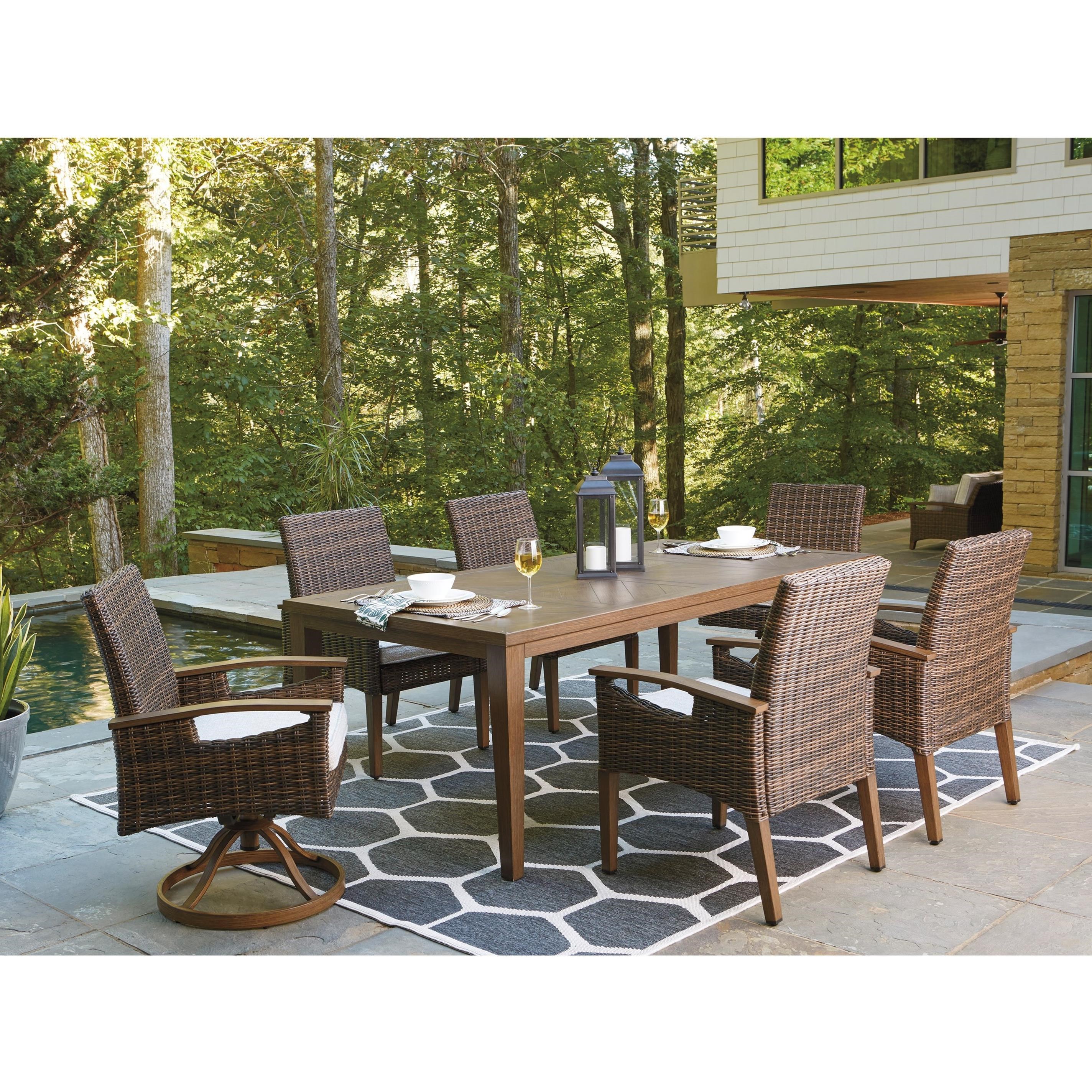 Ashley Signature Design Paradise Trail Contemporary 7 Piece