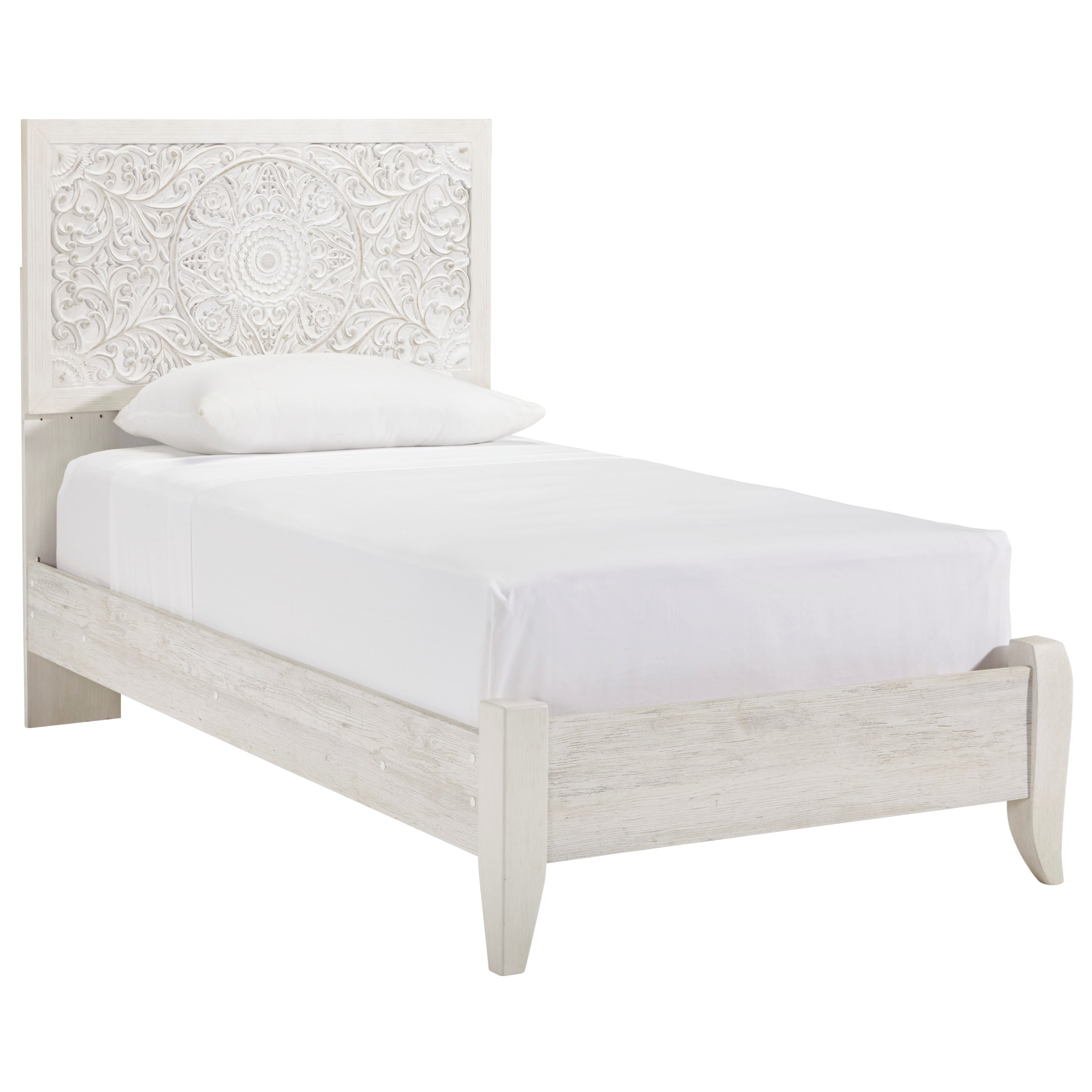 twin bed frame ashley