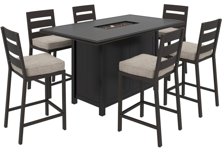 Signature Design By Ashley Perrymount 7 Piece Pub Dining Set With