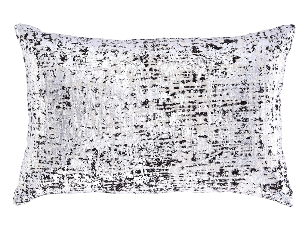 Signature Design By Ashley Pillows A1000800p Linda Black Silver Signature Design By Ashley Pillowslinda Black Silver Pillow