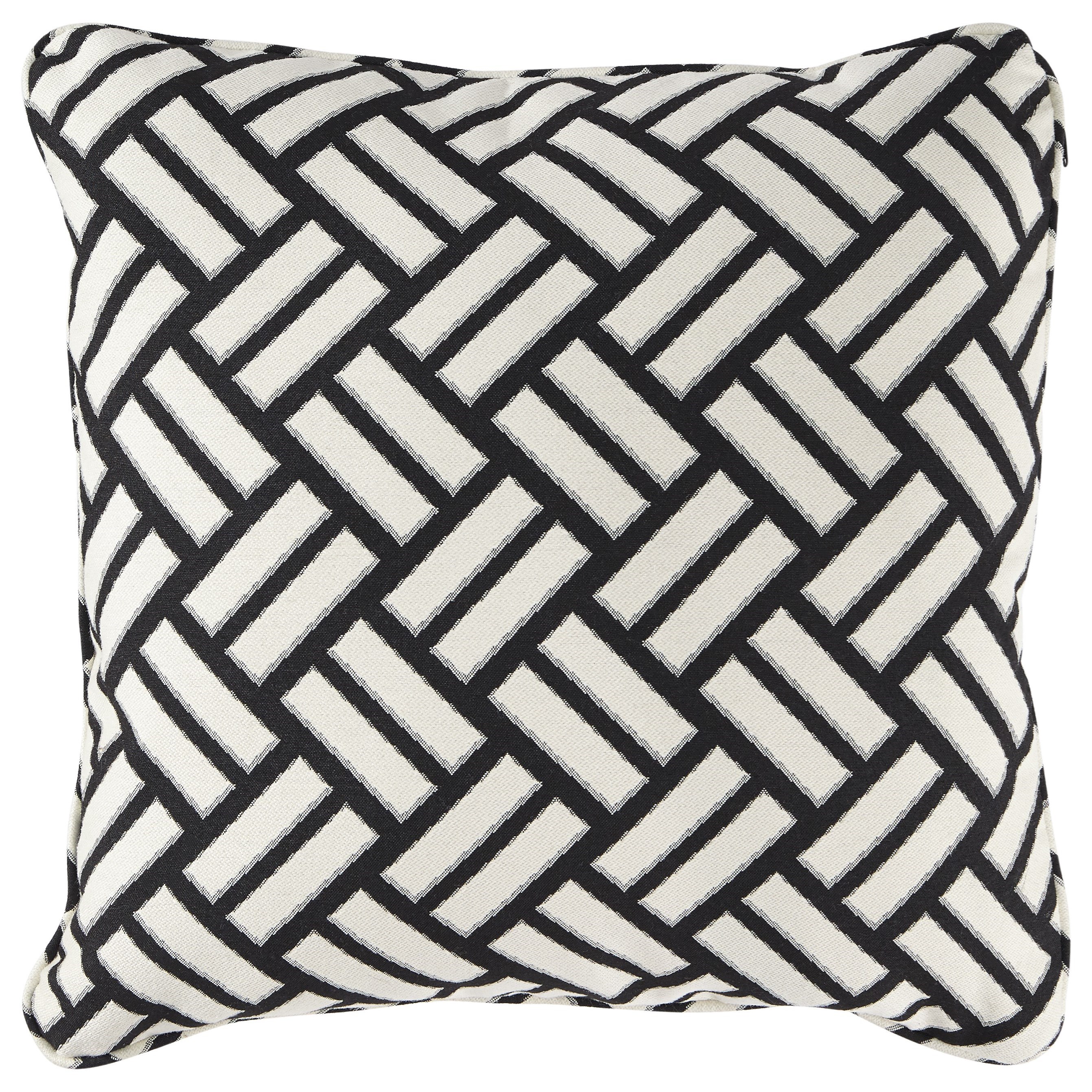 Signature Design By Ashley Pillows A1000833p Ayres Black White